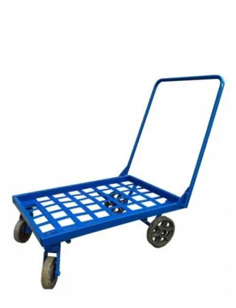 Тележка дворника  76x46 см колесо 18 см, 4-х колесная, под ванну, колеса неповоротные