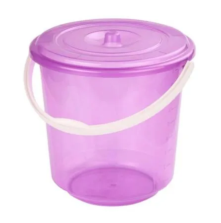 Ведро 10 л. пластиковое "Хозяюшка", с крышкой