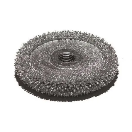 Абразив-круг с резьбой для пневмодрели 50х10 мм, зерно 390, Clipper