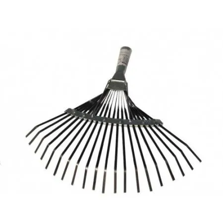 Грабли 20 зубьев веерные, пластинчатые, оцинкованные б/черенка