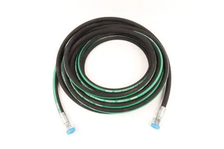 Шланг высокого давления для автомойки 2-х оплеточный d-6 мм 15 м гайка-гайка