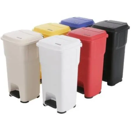 Контейнер 85 л., ГЕРА с педалью и крышкой 49x39x79 см.,белый Vileda Professional