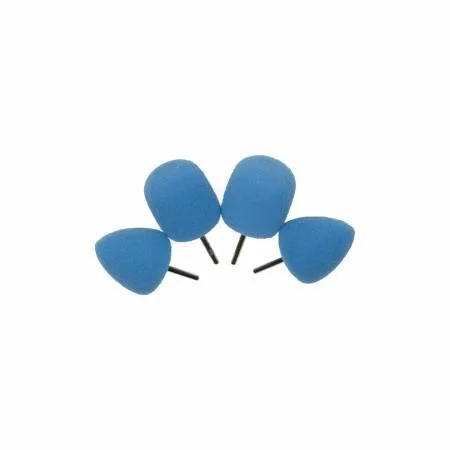 Насадка полировальная для гибкого вала антиголограммная, цвет синий, 4 шт AuTech