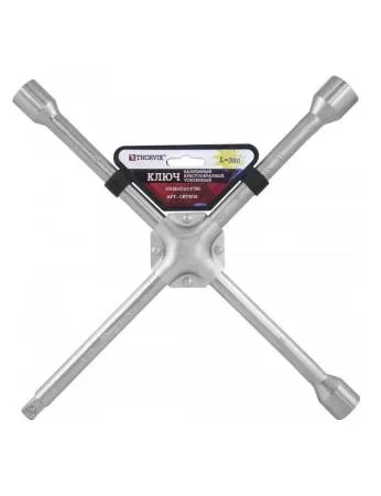 картинка Ключ баллонный крестообразный усиленный 17х19х21x1/2"DR, 380 мм Thorvik CRTW38 