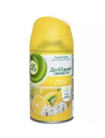картинка Освежитель воздуха AIR WICK 250 мл (зап. блок) Лимон и женшень 1/6 