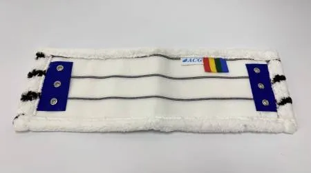 картинка МОП плоский микрофибра 40 см жесткий абразив, люверсы под TTS ACG 