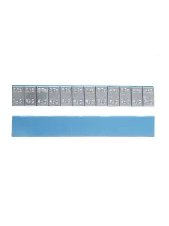 0086 Fe 100 LUXOR Груза самокл. оцинков 60 г (12*5) синий скотч с кромкой квадратные (100 шт/уп) 