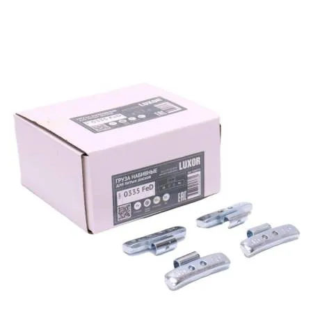 картинка 0335 FeD Груза набивные стальные для литых дисков 35 г (уп. 50 шт), LUXOR 