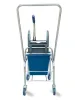 картинка Тележка уборочная БЕЗ ЛОГО 1 х 16л с отжимом, база хром 