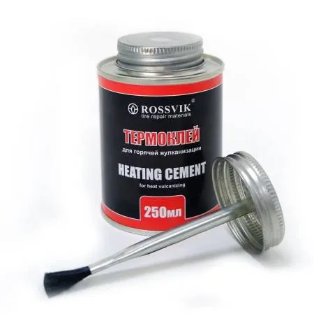 Термоклей 250 мл/250 г (банка с кистью) ROSSVIK