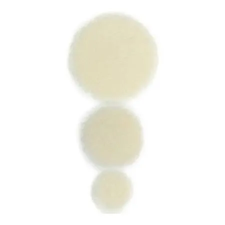 Круг полировальный меховой из натуральной овчины стриженный комплект из 75 мм, 50 мм, 30 мм бежевый, AuTech