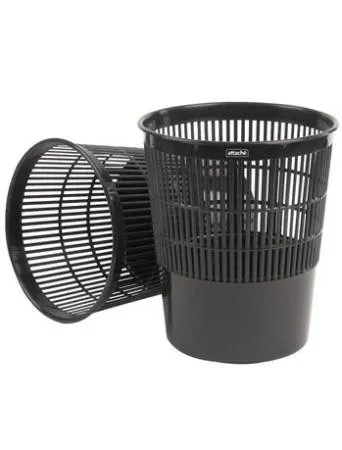 Корзина 10 л. офисная, черная