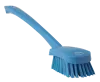 Щетка для мытья с длинной ручкой, 41,5x7,5x7,5 см, жёсткая, синяя Vikan