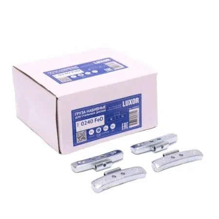 картинка 0240 FeD Груза набивные стальные для стальных дисков 40 г (уп. 50 шт), LUXOR 