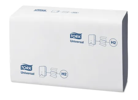 картинка Полотенца листовые слож. Z, 23х23 см, 250 л, 1 слой, макулатура, Universal, (20 пачек) Tellus (Tork) 