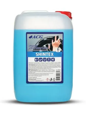 картинка SHINTEX ACG Очиститель-полироль для чернения резины 11 кг  средство для шин
