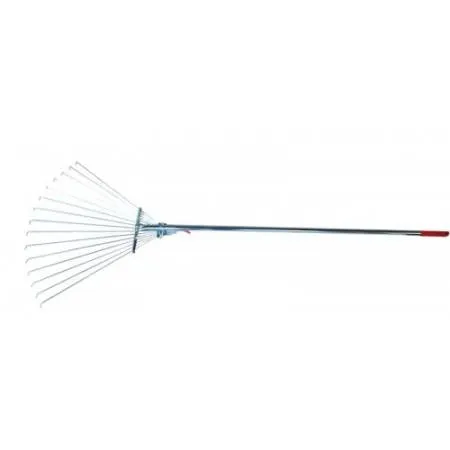 Грабли 15 зубьев веерные, складные с рукояткой