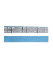 0086 Fe 100 LUXOR Груза самокл. оцинков 60 г (12*5) синий скотч с кромкой квадратные (100 шт/уп) 