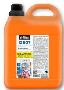 Средство для стирки гель-концентрат Color для цветного белья OMEGA 507 5л EFFECT