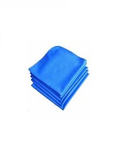 Салфетки высокоэффективные в наборе, 40x40 см, 5 штук, синие, CARFIT
