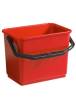 картинка Ведро для тележек 6 л. ACG, красное 