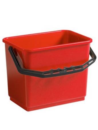 картинка Ведро для тележек 6 л. ACG, красное 