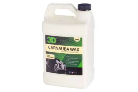 Воск карнауба жидкий для глянца, блеска и защиты ЛКП Carnauba Wax 3,78 л 3D