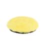 картинка полировальные Круг полировальный из овчины 80 мм, желтый, Menzerna 1/1 из шерсти
