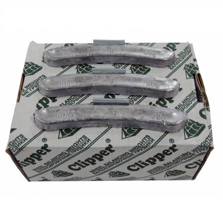 картинка Шиномонтажные набивные грузики для балансировки стальных дисков колёс 90 гр. 0290 Clipper 