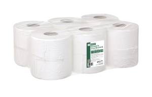 картинка Бумага туалетная КЛИВЕР, 1сл., 200 м, цвет натуральный (12 рул.)