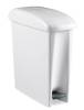 Контейнер ACG 17 л. для мусора с педалью, белый