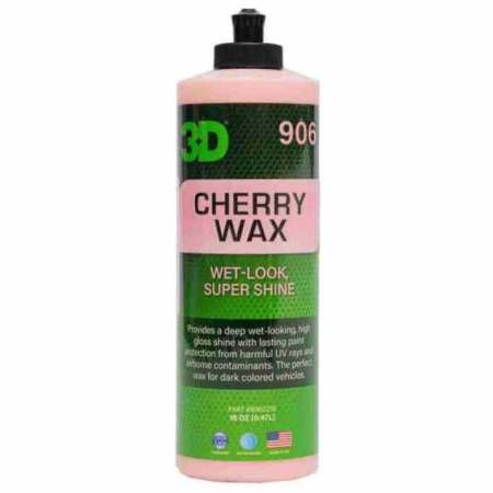 Воск жидкий для ручного и автоматического нанесения Cherry Wax 0,48 л 3D