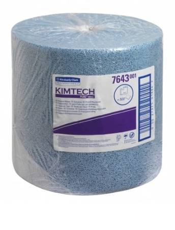 Материал протирочный в рулонах Kimtech Prep, синий, 500 листов, Kimberly-Clark,