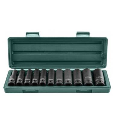 картинка Набор головок торцевых ударных глубоких 1/2"DR 10-24 мм, 11 предметов Jonnesway S03AD4111S 