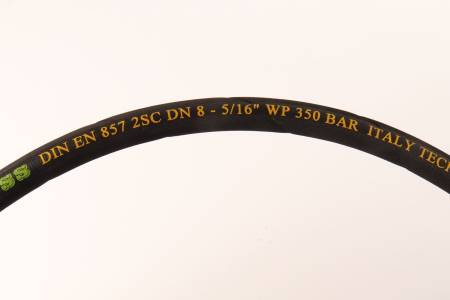 картинка Шланг для АВД 2-х оплеточный облегченный, диаметр 8 мм длина 25 м 