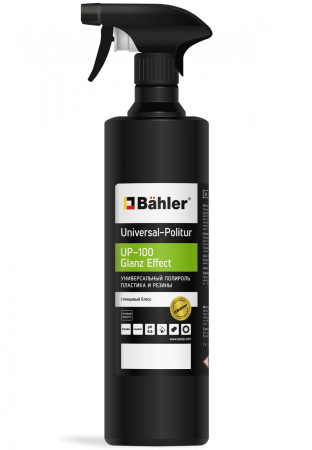 Полироль пластика и резина универсальный UNIVERSAL-POLITUR UP-100 GLANZ EFFECT 1 л, BAHLER