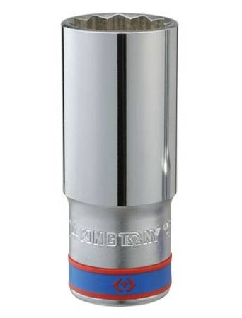 картинка Головка торцевая длинная двенадцатигранная 1/2", 21 мм, KING TONY 423021M 