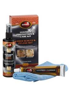 Набор для чистки и полировки кожи в салоне автомобиля Leather Protection & Care Kit, Autosol