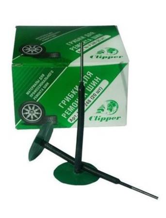 картинка Набор грибков для ремонта шин легковых колес, ножка 3мм. шляпка 27мм. Clipper Р248 