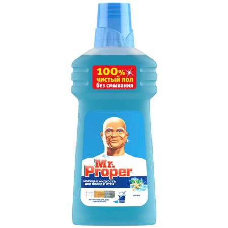 картинка Средство для мытья полов и стен Mr. Proper 500 мл Океан 
