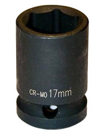 Головка торцевая ударная короткая, 17 мм. Clipper НА4567