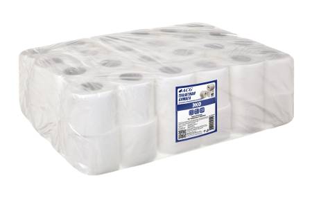 картинка Бумага туалетная ACG "Эконом" 1 сл., 54 м, макулатура, без перфорации, без амбалажа  (48 рул), 