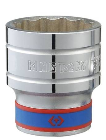 картинка Головка торцевая двенадцатигранная 1/2", 18 мм, KING TONY 433018M 