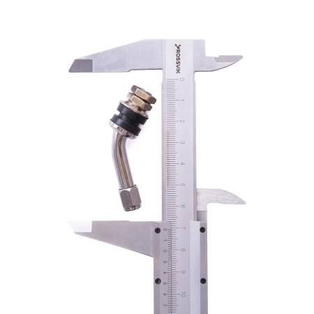 картинка Вентиль металлический для бескамерной шины VS.8.45. D-11,5мм. L-45мм. упаковка 10 штук, Rossvik  для колёс