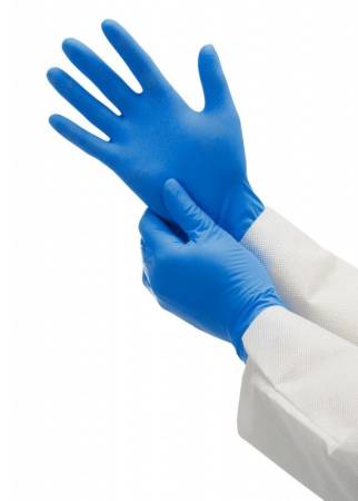 Перчатки KleenGuard G10 Arctic Blue Nitrile, син., 24 см, 200 шт./уп., S, Kimberly-Clark,