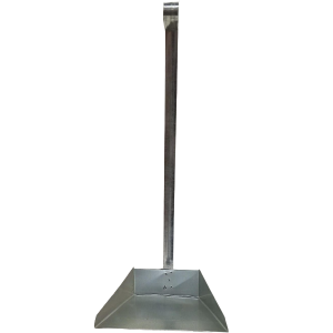 картинка Совок металлический с вертикальной ручкой 1012370