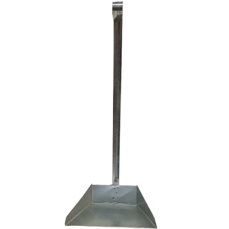 картинка Совок металлический с вертикальной ручкой 1012370 