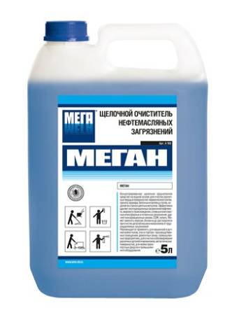 картинка МЕГАН щелочной очиститель нефтемасляных загрязнений  5л. 