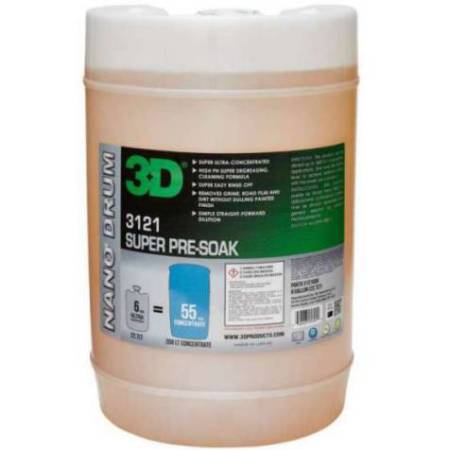 Шампунь-обезжириватель с высоким pH Super Pre Soak 22,71 л 3D