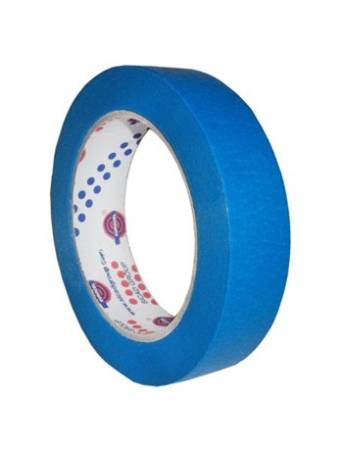 картинка Лента  маскирующая синяя 25мм. длина 45 м. 80°С - 30 мин Eurocel MSK 6265/25 